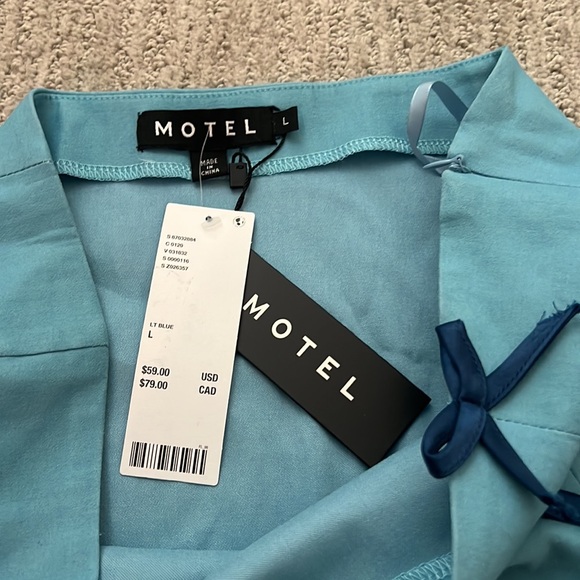 Blue bow skirt - Picture 3 of 4